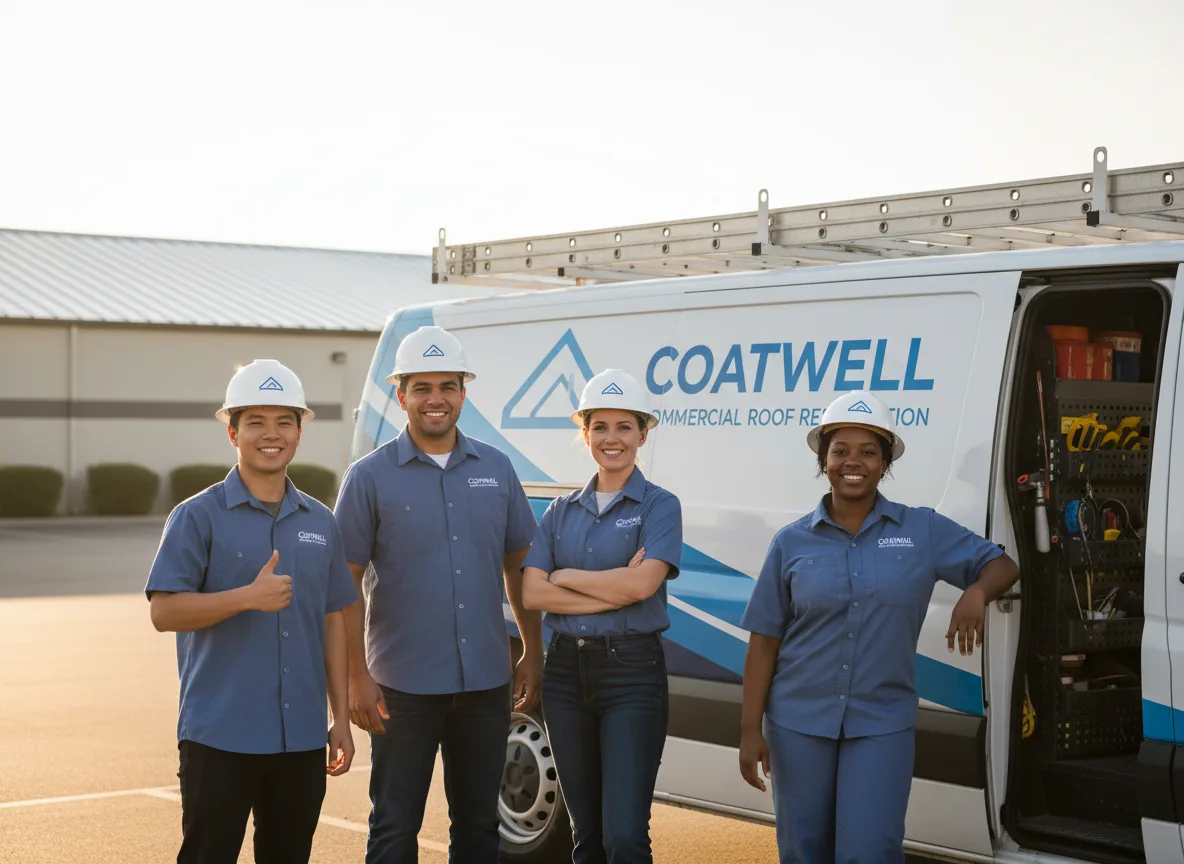 Commercial roof coating company in Chapin, IA